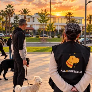 Séance de dressage à domicile
